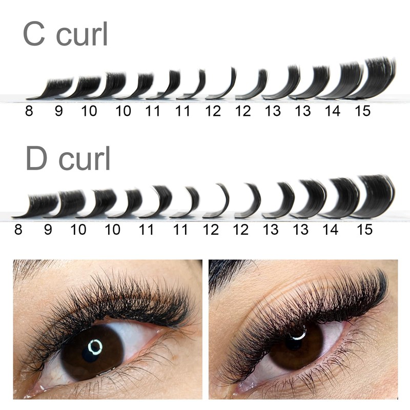 COZBIRD Eyelash Extensions, 3D W Ready Fan Volume Eyelash Extensions,