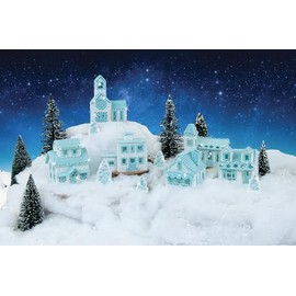 Design Works Crafts Inc. Snowy Christmas Village Plastic Canvas Kit