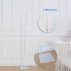 Vilemoon Mosquito Net Stand Adjustable Crib Canopy Holder Mosquito Net