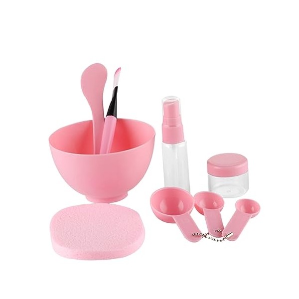 Essential Face Mask Tools Set 9pcs Kit Includes Bowl Brush