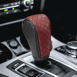 Funda de piel para palanca de cambios de coche, funda de palanca de cambios antideslizante, impermeable, protector de palanca de cambios automática, protector de palanca de cambio automático