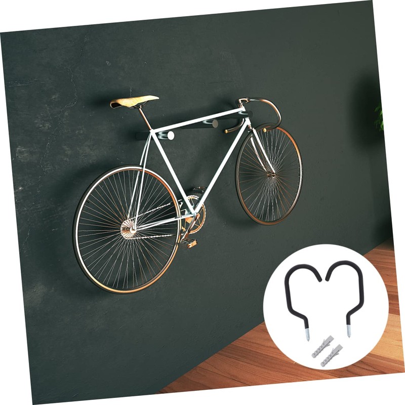 COHEALI 2pcs Heavy Duty Bike Hooks for Storage Space Saving
