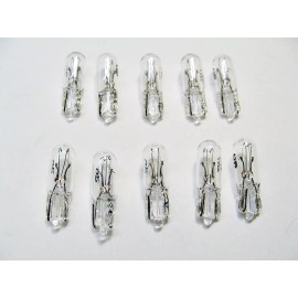 Lumiglow Box 10 Clear Wedge 74 Instrument Panel Climate Control Lights Bulbs For Imports