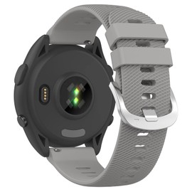 Generic Fit for POLAR Vantage M2 Watch Bands, POLAR Vantage V3 Adjustable Silicone Replacement Band Wristband Straps Metal Clasp Fit for POLAR Vantage M/POLAR GRIT X Pro Smart Watch (Gray), Medium