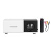 Mini Projector Built in Speakers Diffuse Reflection Imaging Black 1080P