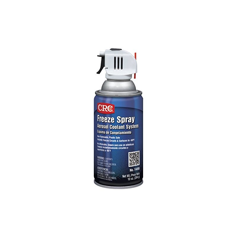 CRC Freeze Spray, 14086, 10 wt oz, Aerosol Coolant Can