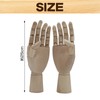 ZERONOWA Drawing Doll Wooden Hand Model Wood Doll Hand Joint