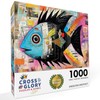 Cross & Glory - Angelfish Abstract - 1000 Piece Jigsaw