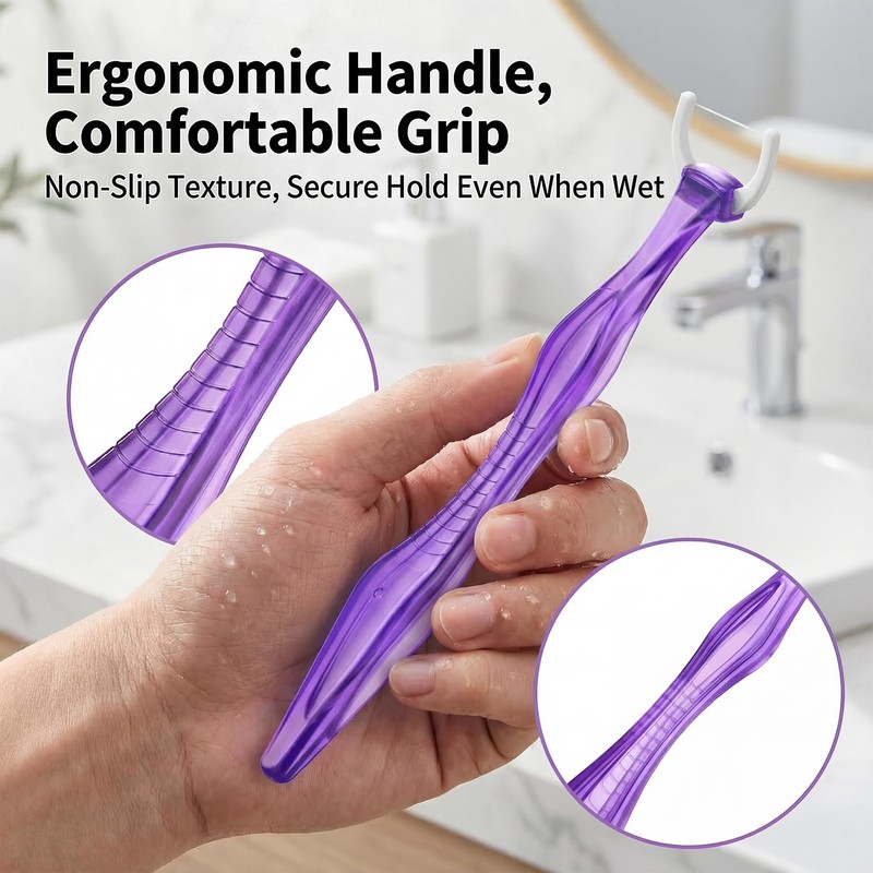 RAZOKO Flosser Kit, Shred-Resistant, Insert & Rotate 90° to 135°
