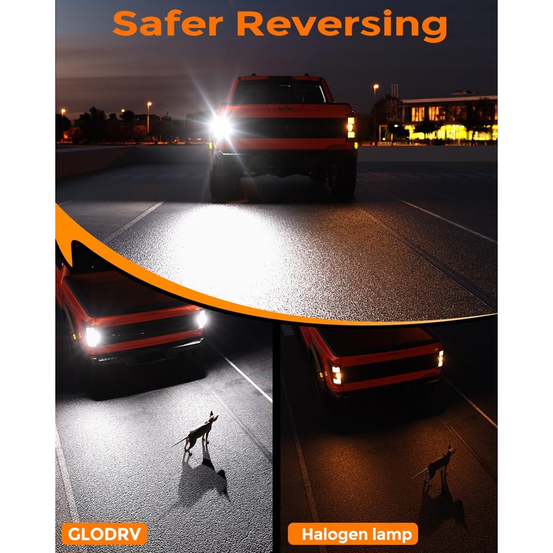 GloDrv [2025 Upgrade] 921 912 Led Bulb Cargo Light Fit