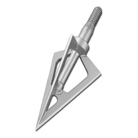 Snuffer SS Stainless Steel 3 Blade Arrow Broadhead (Pack of 3), 85-Grain
