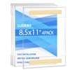 Ludery Acrylic Sign Holder 8.5 x 11, Wall Mount Sign