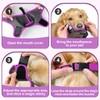Dog Muzzle with Front Opening Design Allows Panting Drinking (Purple-S)