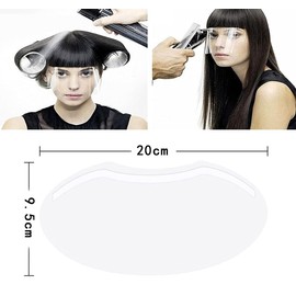 YFFSFDC Bangs Cutting Guard, Face Protection, Hair Cut, Face Guard, Barber Supplies, Salon, Disposable, Lightweight, Large Capacity, 100 Pcs