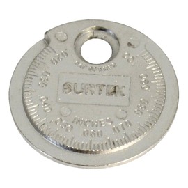 Surtek 107336 Calibrador tipo rampa para bujía 0.020" a 0.10"