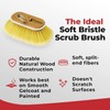 Shurhold Classic 6" Soft Bristle Boat Deck Brush, Safe for