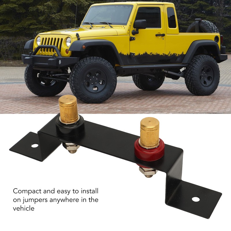 Remote Battery Jump Post Waterproof Battery Terminals Relocation Kit for