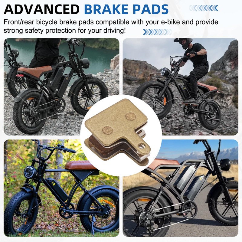 Jerbor Ebike Pastillas de freno para CYCROWN CycRun CycHunter