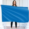 Solid Blue Flag – Plain Blue Flag - Double-sided Print
