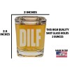 Rogue River Tactical Square Funny DILF Shot Glass Gift For