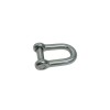 Unbranded Hex Sink Screw Pin D-Shackle 5/16" Marine Grade 1300Lb
