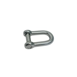 Unbranded Hex Sink Screw Pin D-Shackle 5/16" Marine Grade 1300Lb WLL Stainless Steel T316