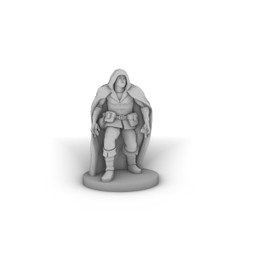 Human MAle Rogue 5 Tabletop DND Gaming Miniature