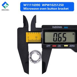 KOLEOLL W11116990 W10251250 4545956 AP6245903 PS12114309 EAP12114309 Microwave Button Holder Fits for Microwave IBMS1455DS00 IBMS1455DS01 IBMS1455VS0