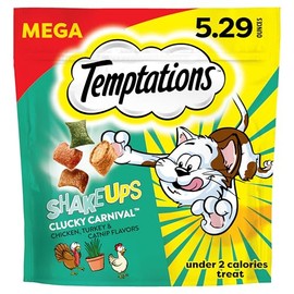 Temptations ShakeUps Crunchy and Soft Cat Treats, Crustacean Celebration Flavor, 5.29 oz. Pouch