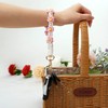 AOKSUNOVA Key Ring Band Macrame Lanyard Short Key Pendant Girls