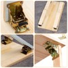 Pack of 4 Hinges Heavy Duty Adjustable 90 Degrees, Self-Locking