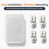 QILIPSU Outdoor WiFi Enclosure, 11.4"x7.5"x5.5" Waterproof Electrical Junction Box IP67