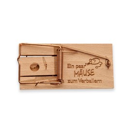 Spruchreif premium quality 100% emotional mouse trap, money trap, funny gift for Christmas, wedding, birthday, money gifts mouse trap with sayings (German language)