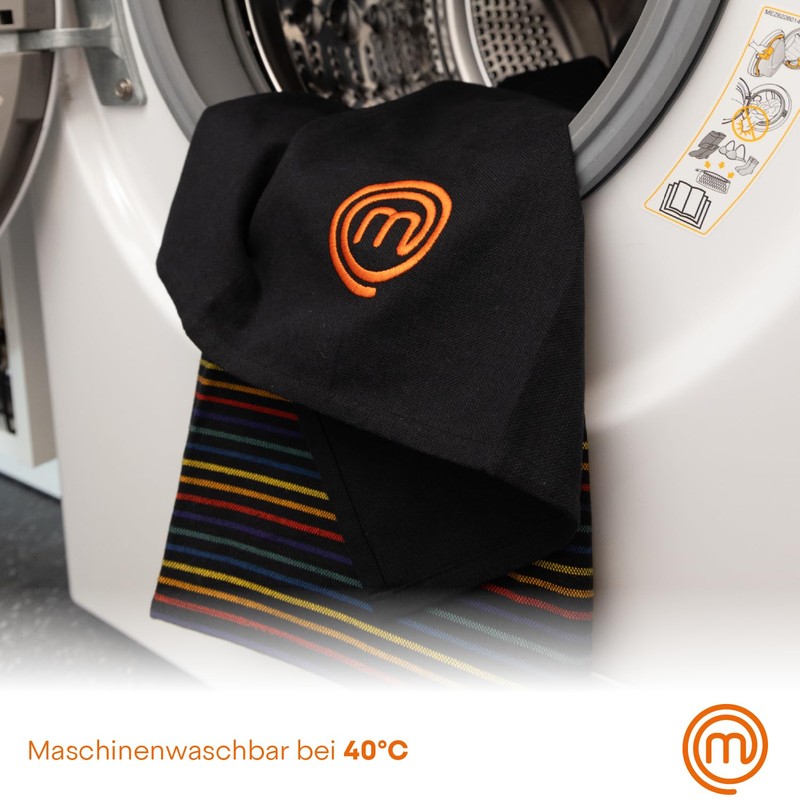 MasterChef Tea Towels, Set of 4, Tea Towels, 100% Cotton,