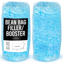 Jade Active Bean Bag Filler, 10 LBS Premium Bean Bag Booster Shredded Memory Foam, Soft Stuffing for Dog Bed or Couch Cushion, Filling Even for Artwork