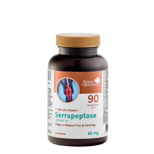 NewCo Serrapeptase, 90 capsules