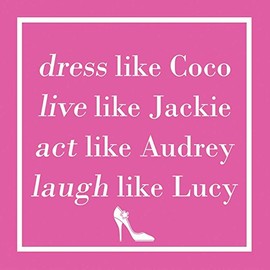 Paperproducts Design Funny Cocktail Napkins - Decorative Paper Beverage Napkins for Bar, Birthdays, Parties, Gifts, Celebrations - 5" x 5" Pack of 20 - Dress Like Coco