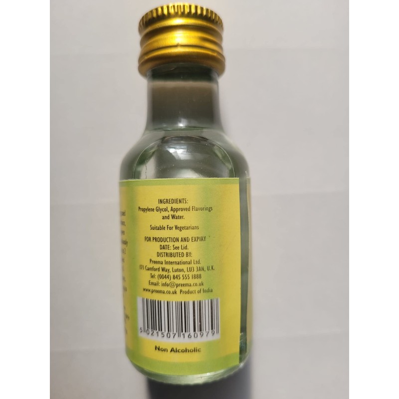 Preema Food Flavouring Essence 2x28ml Bottle Halal 13 Different Flavours