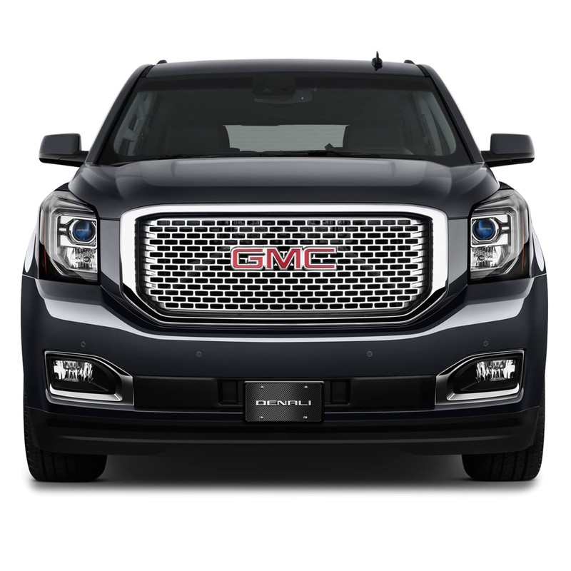 iPick Image for GMC Denali 3D Logo on Black Carbon