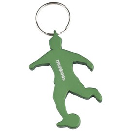 munkees Football Keyring I Bottle Opener I Football Fan Item I Gift Item Green 34905