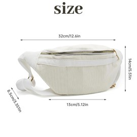 Bum Bag Beige, Waist Bag for Sports Outdoor City, Fanny Pack Bum Bag Festival Women's Bum Bags for Shopping, Dating, Travel and Work (Beige), beige, Modernity