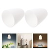 Minkissy 2pcs Small Lamp Shades Replacement Horseshoe Lampshade Chandelier Shade
