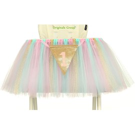 Originals Group Baby Girls 1st Birthday High Chair Tutu Party Decoration