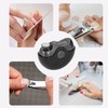 Electric Nail Clipper Round Anti Pinch USB Rechargeable Safety Electric