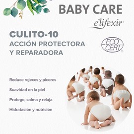 Elifexir Baby Care Culito 10 | Protective Nappy Cream | Reduces Redness, Itching and Insulates from Moisture, Moisturises and Soothes | 99% Natural Ingredients | 75 ml