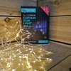 303 LED Warm White Christmas Curtain Star Light 1.2m x