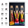 TOAOFY 5x7Ft Welcome Back to School Backdrop Chalkboard Ruler Photography