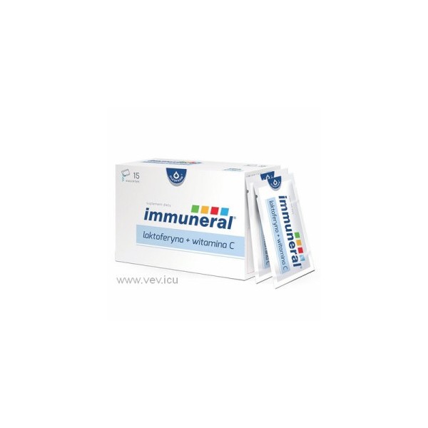 IMMUNERAL LACTOFERRIN + VITAMIN C 15 SACHETS - MADE IN