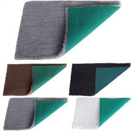 PnH Veterinary Bedding - Green Back - GREY, BROWN, CHARCOAL or WHITE - Vet Bedding Pieces - Many Sizes - READY TO USE, SELVAGE EDGE REMOVED (100cm x 50cm, GREY)