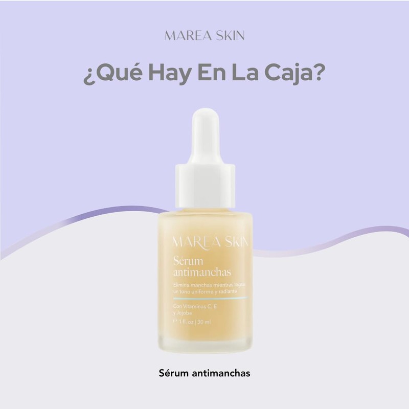 Sérum Antimanchas Con Péptidos y Vitamina C | 100% Ingredientes